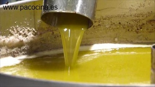 Aceite en la centrifugadora