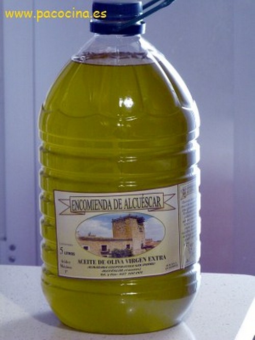 Garrafa de aceite