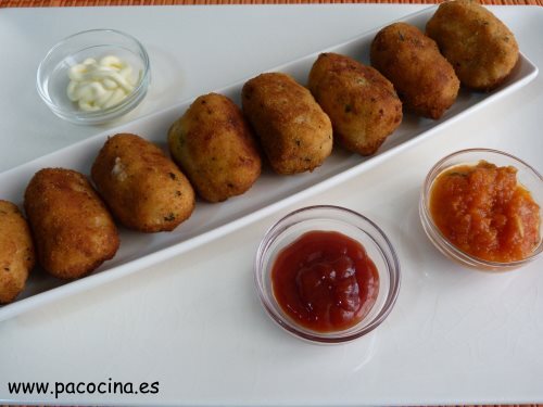 Croquetas de jamón y pollo final