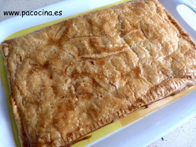 Empanada mixta con manzana final