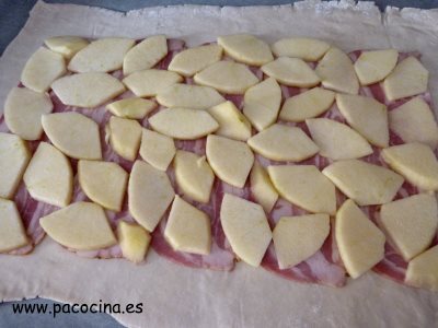 Empanada mixta con manzana