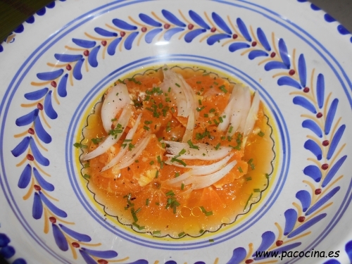 Ensalada de naranja