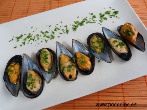 Mejillones al vapor