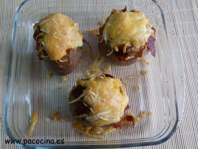 Patatas rellenas de arroz