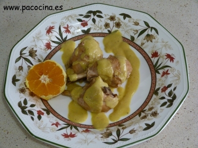 Pollo a la naranja