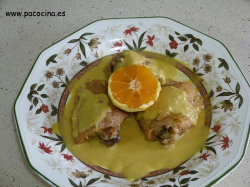 Pollo a la naranja