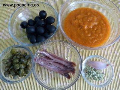 Salsa putanesca ingredientes