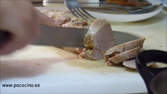 Solomillo de cerdo en salsa fácil y rápido trinchar Solomillo de cerdo en salsa fácil y rápido trinchar