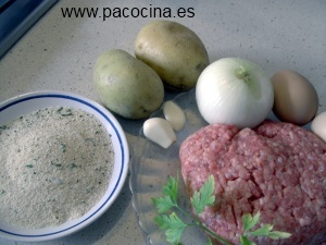 Albóndigas en salsa ingredientes