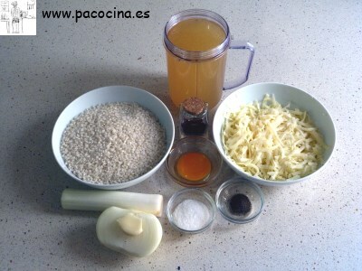 Arancini ingredientes