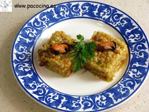 Arroz con mejillones