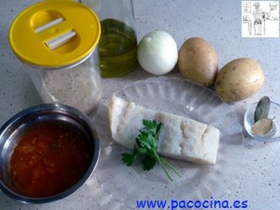 Bacalao estilo Yuste ingredientes