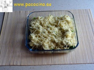 Brócoli gratinado en crema de puerros