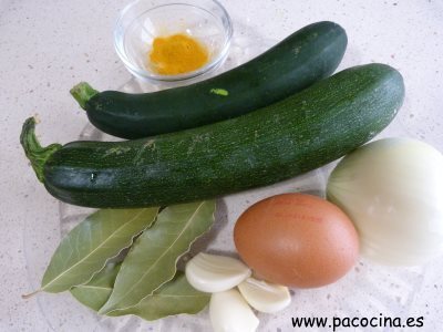 Calabacín en escabeche ingredientes