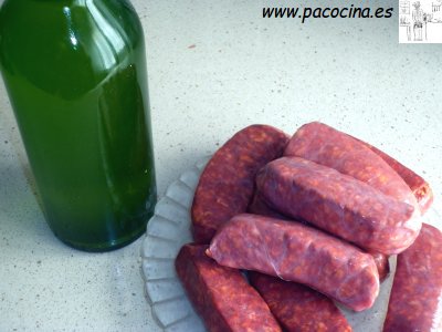 Chorizo a la sidra ingredientes