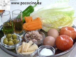 Ensalada mixta ingredientes