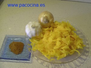 Fritada de calabaza ingredientes