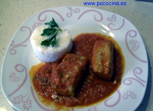 Lomos de atún en tomate