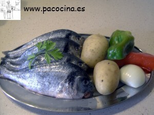 Lubina al horno ingredientes