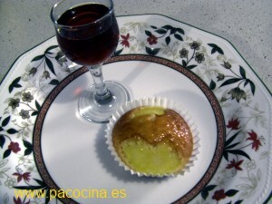 Magdalenas con manzana