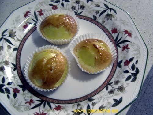Magdalenas con manzana Magdalenas con manzana