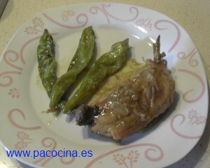 Muslos de pollo al estragón