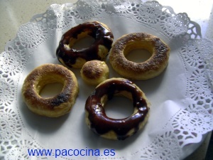 Rosquillas de hojaldre