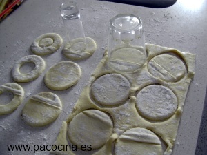 Rosquillas de hojaldre