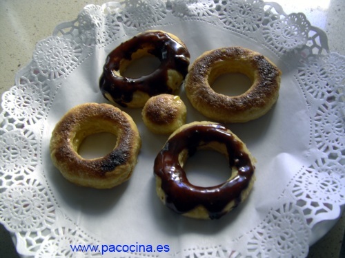 Rosquillas de hojaldre