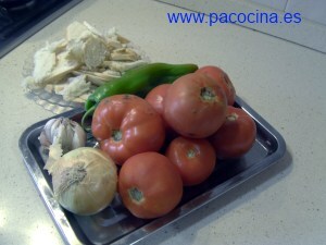 Sopa de tomate ingredientes