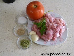 Tosta de pollo al curry ingredientes