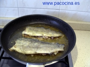 Truchas rellenas de panceta